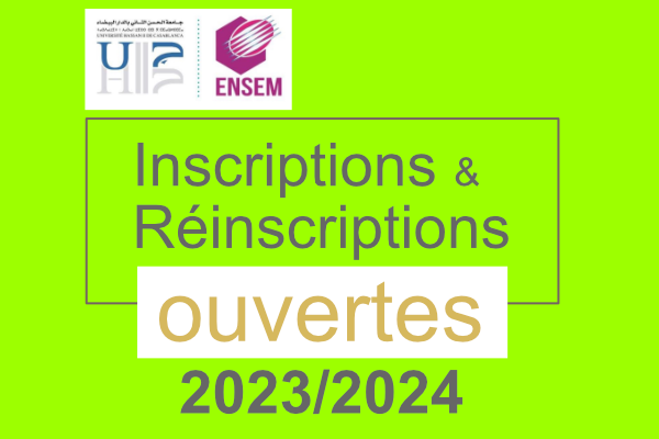 You are currently viewing RÉINSCRIPTION EN 2ÈME ET 3ÈME ANNÉE 2023/2024 DU CYLE INGÉNIEUR